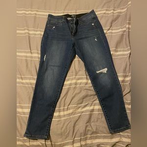 Lularoe lightly distressed jeans. Size 32. EUC